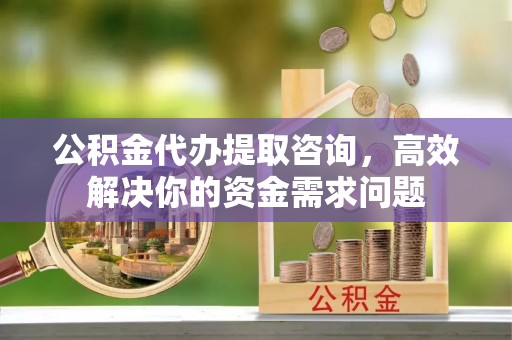 德化公积金代办提取咨询，高效解决你的资金需求问题